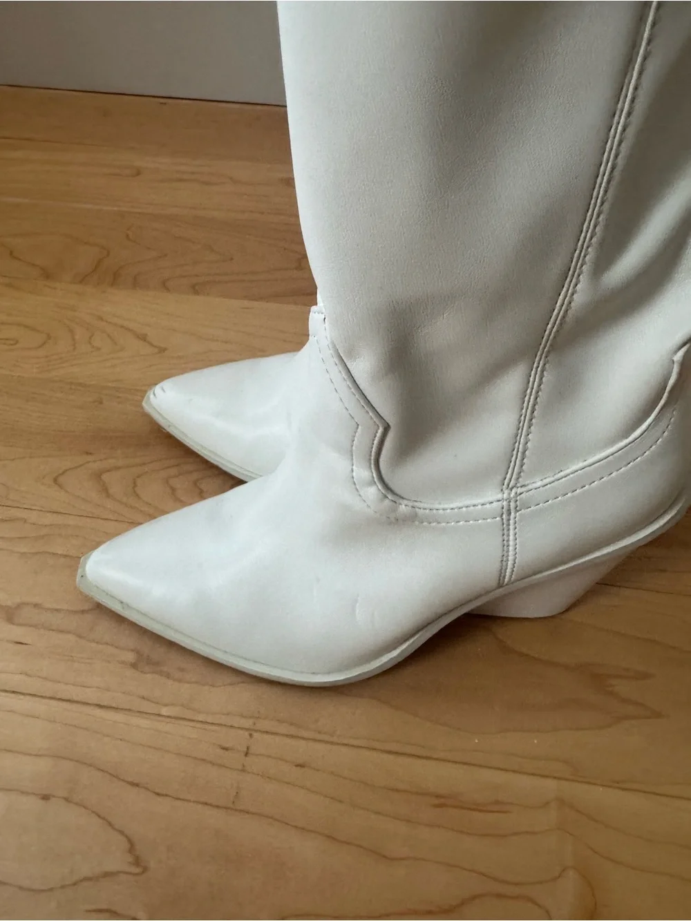 Steve Madden Knee-High Western Block Heel Boots